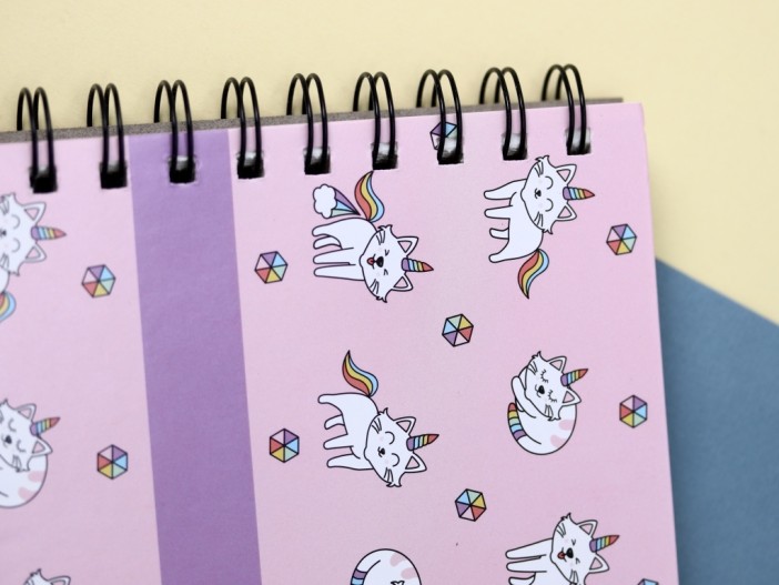 Скетчбук &quot;CatCorn&quot; 18х25 см, внутренний блок 100гр 