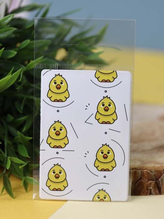 Держатель для карт «Crazy duck», white (6,5 х 9,5 см) 