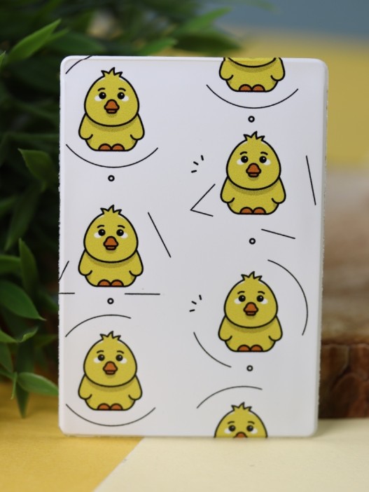 Держатель для карт «Crazy duck», white (6,5 х 9,5 см) 