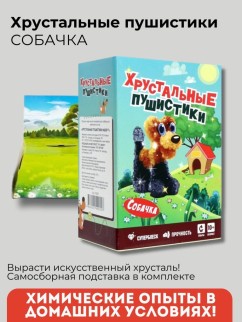 Набор для опытов Хрустальные пушистики &quot;СОБАЧКА&quot;