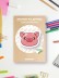 Значок ECO из дерева &quot;Cute pig&quot; 