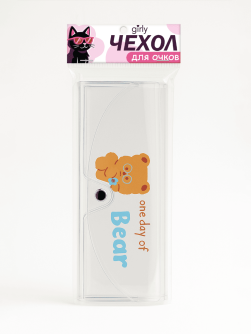Чехол для очков GIRLY "One day of bear"