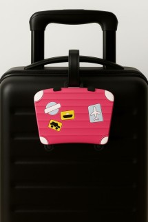 Бирка для багажа "Suitcase", red
