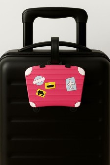Бирка для багажа "Suitcase", red