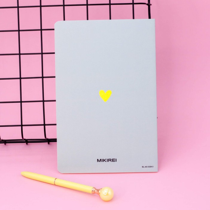 Тетрадь(A5) "Hearts play", blue 