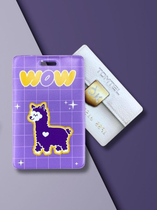 Держатель для карт &quot;WOW Lama&quot; (6,5 х 10,4 см) 