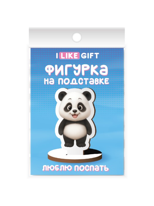 Деревянная фигурка на подставке iLikeGift &quot;Люблю поспать&quot; 