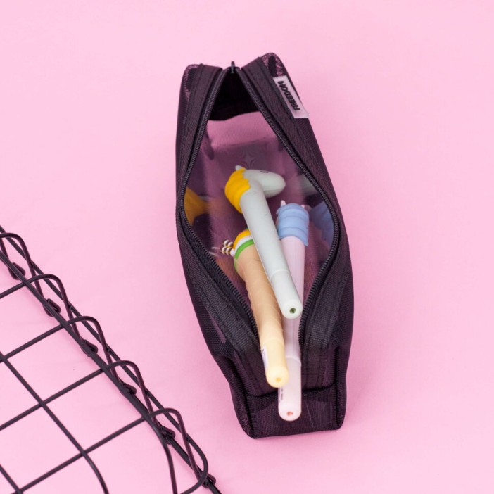 Пенал "Transparent", black 