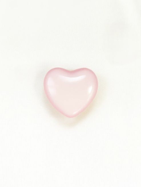 Попсокет iLikeGift "Стеклянное сердце", розовый, 5,1 см