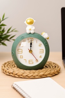 Часы-будильник "Lunar awakening", green