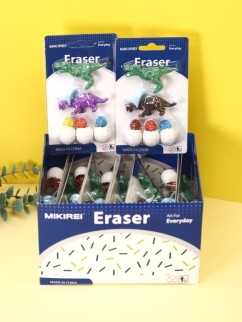 Ластики &quot;Dino eggs&quot;, шоу-бокс 12 шт.