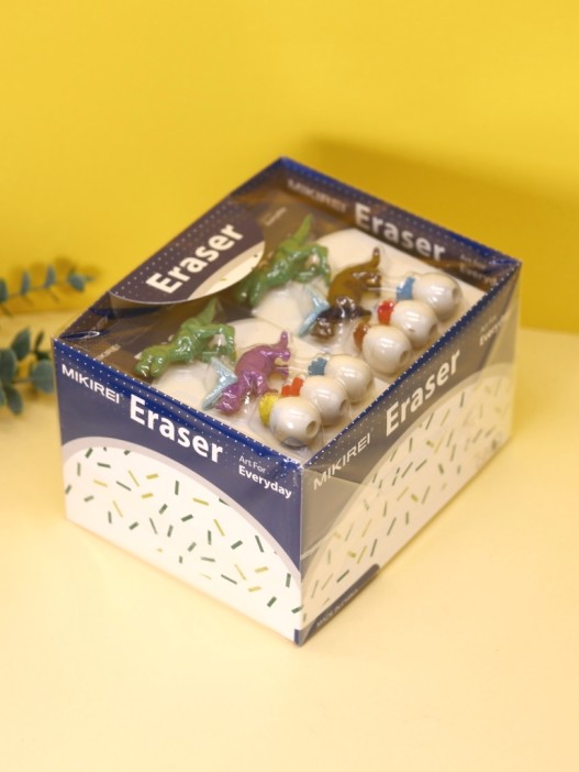 Ластики &quot;Dino eggs&quot;, шоу-бокс 12 шт. 