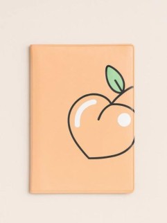 ОБЛОЖКА ДЛЯ ПАСПОРТА &quot;Sweet peach&quot;, плотность 600 мкм
