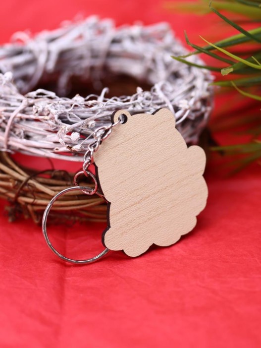 Брелок ECO из дерева &quot;Романтичная сова&quot; 