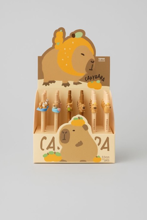 Ручка &quot;Capybara relax&quot;, шоу-бокс 36 шт. 