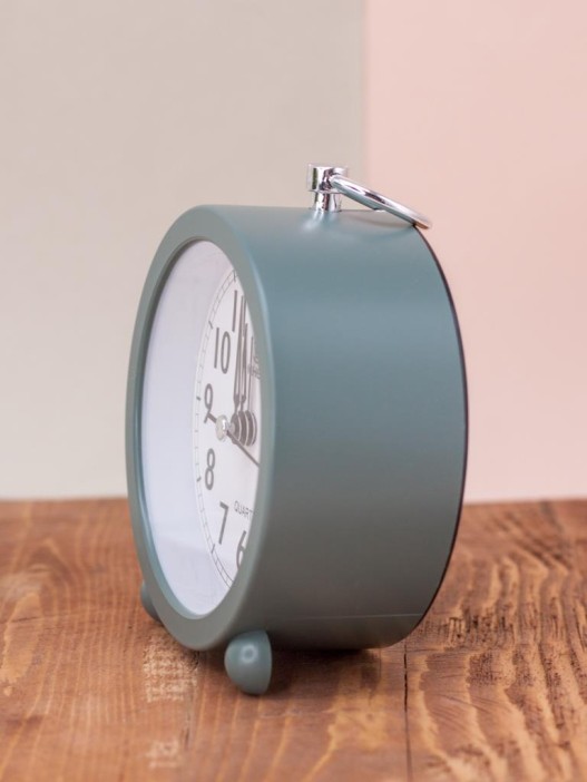 Часы-будильник "Every day", green (12,2х12,2 см) 