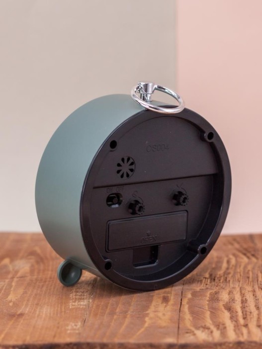 Часы-будильник "Every day", green (12,2х12,2 см) 