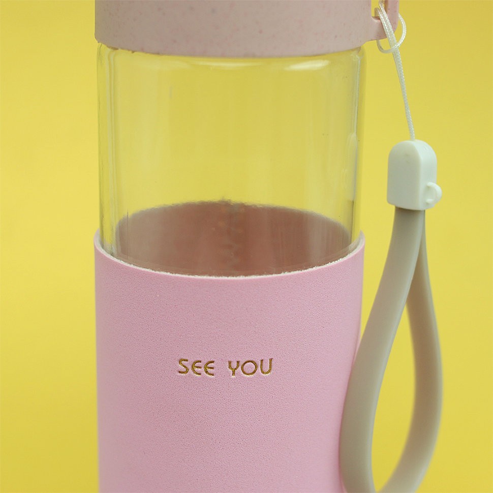 Бутылка "See You" pink