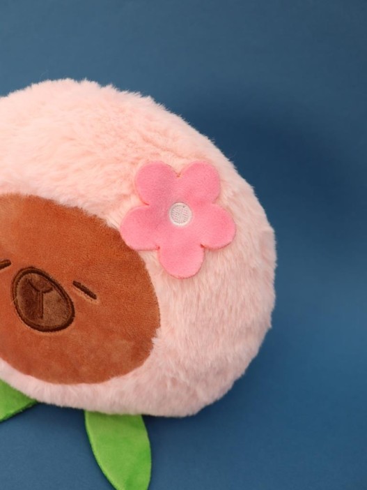 Мягкая игрушка &quot;Capypeach&quot;, pink, 16 см 