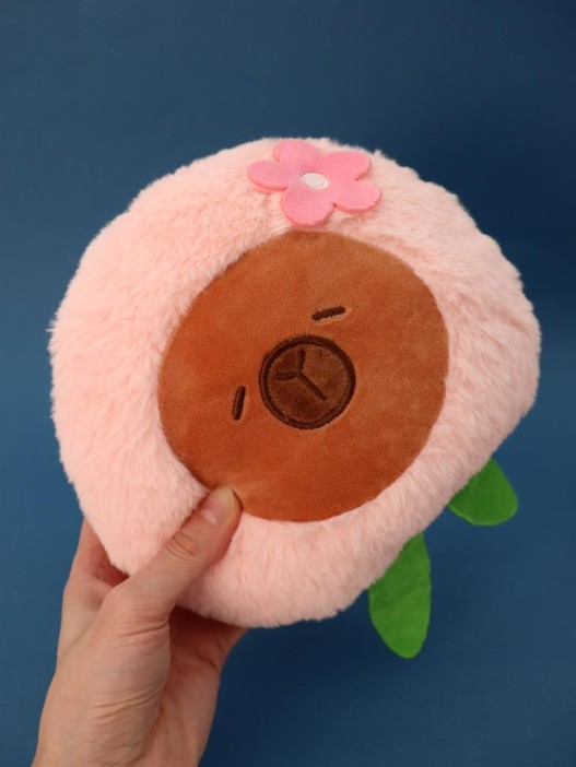 Мягкая игрушка &quot;Capypeach&quot;, pink, 16 см 