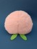 Мягкая игрушка (3+) "Капибара с персиком", розовая, 16 см