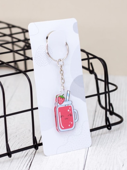 Брелок &quot;Strawberry cocktail&quot; 