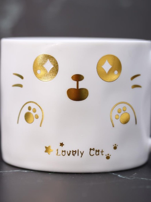 Кружка «Ears and paws», white (450 ml) 