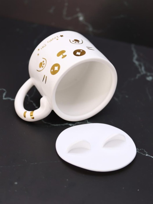 Кружка «Ears and paws», white (450 ml) 