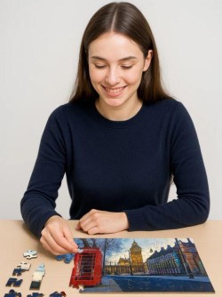 Фигурный пазл деревянный "Citypuzzles. Лондон" (101 элемент)