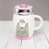 Кружка &quot;Love Cat&quot; (Green) (480ml) 