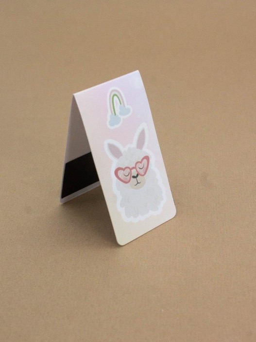 Набор магнитных закладок "Lama Drama", 4 шт., 35х70 мм 