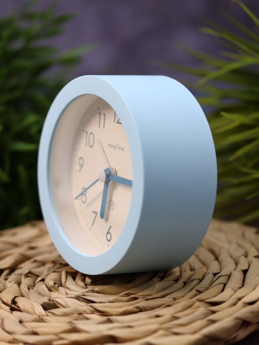 Часы-будильник «Style», light blue (4,7х10 см) 