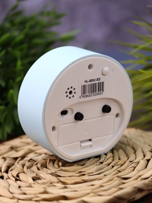 Часы-будильник «Style», light blue (4,7х10 см) 