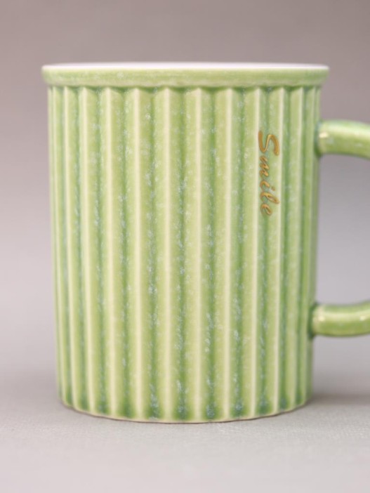 Кружка «Luck will smile today», green (350 ml) 