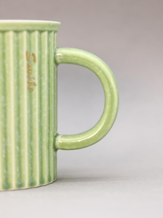 Кружка «Luck will smile today», green (350 ml) 