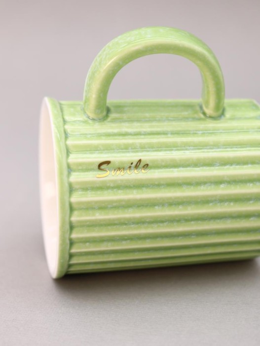 Кружка «Luck will smile today», green (350 ml) 