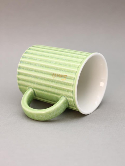 Кружка «Luck will smile today», green (350 ml) 