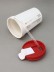 Кружка «Happy life», white-red 