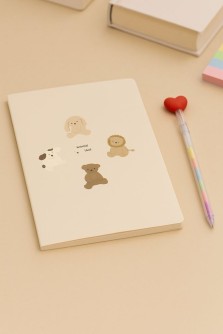 Блокнот (А5) "Animal friends", beige (14.5*21)