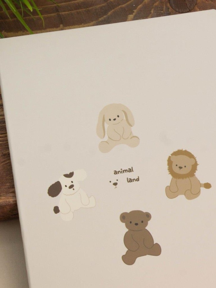 Блокнот (А5) "Animal friends", beige (14.5*21)