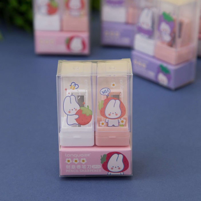 Набор точилок "Hare strawberry", pink 