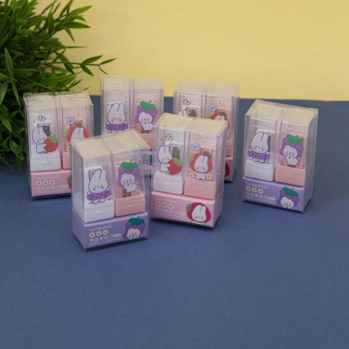 Набор точилок "Hare strawberry", pink 