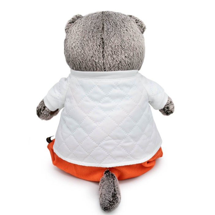 Мягкая игрушка &quot;Кот Басик в стеганой куртке и комбинезоне&quot; (22 см) 
