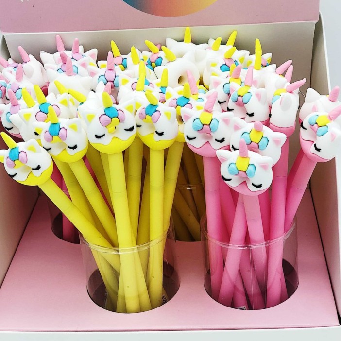 Ручка "Unicorn Face", mix color 