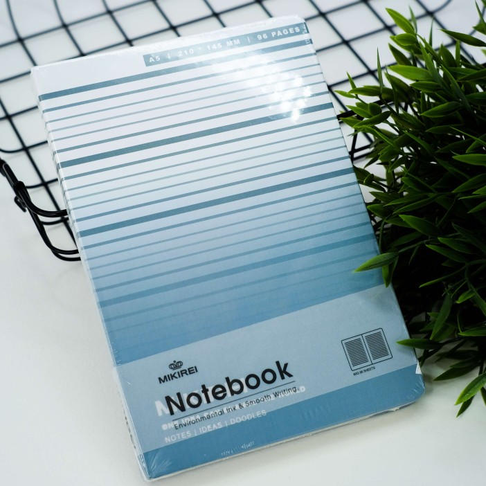 Блокнот (A5) «Figures lines», green (14,5*21) 