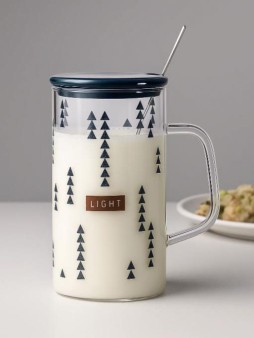 Кружка стеклянная "Light minimalism", black (420 мл)