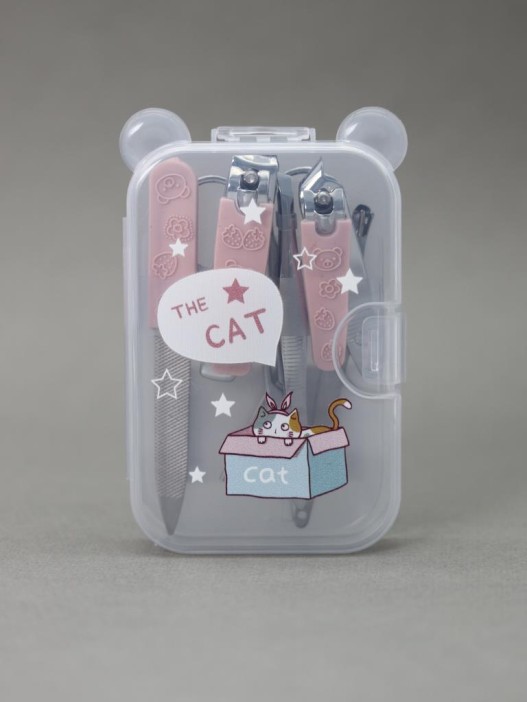 Маникюрный набор &quot;The cat in a box&quot;, yellow 