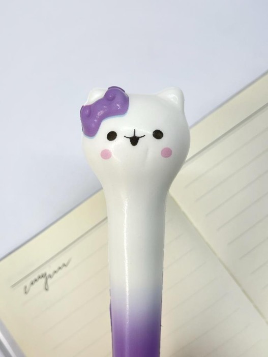 Ручка-сквиш &quot;Kitty bow&quot;, white 