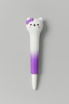 Ручка-сквиш "Kitty bow", white
