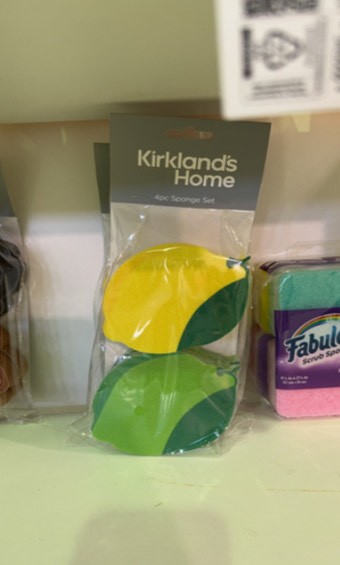 Набор губок для посуды 4 шт. &quot;Lemon &amp; Lime&quot; 